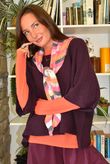 Essential Cashmere Blend Layering Top Coral